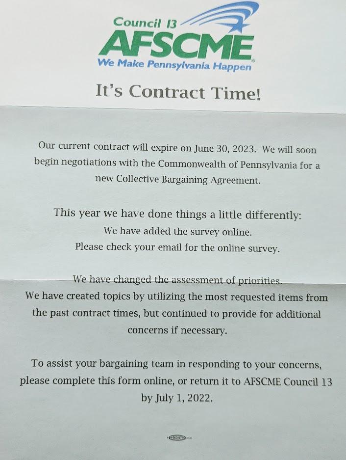 Pa Afscme Contract 2025 Judy Sabine